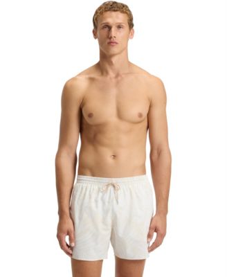 Men's All-Over Print Logo-Badge Swim Shorts