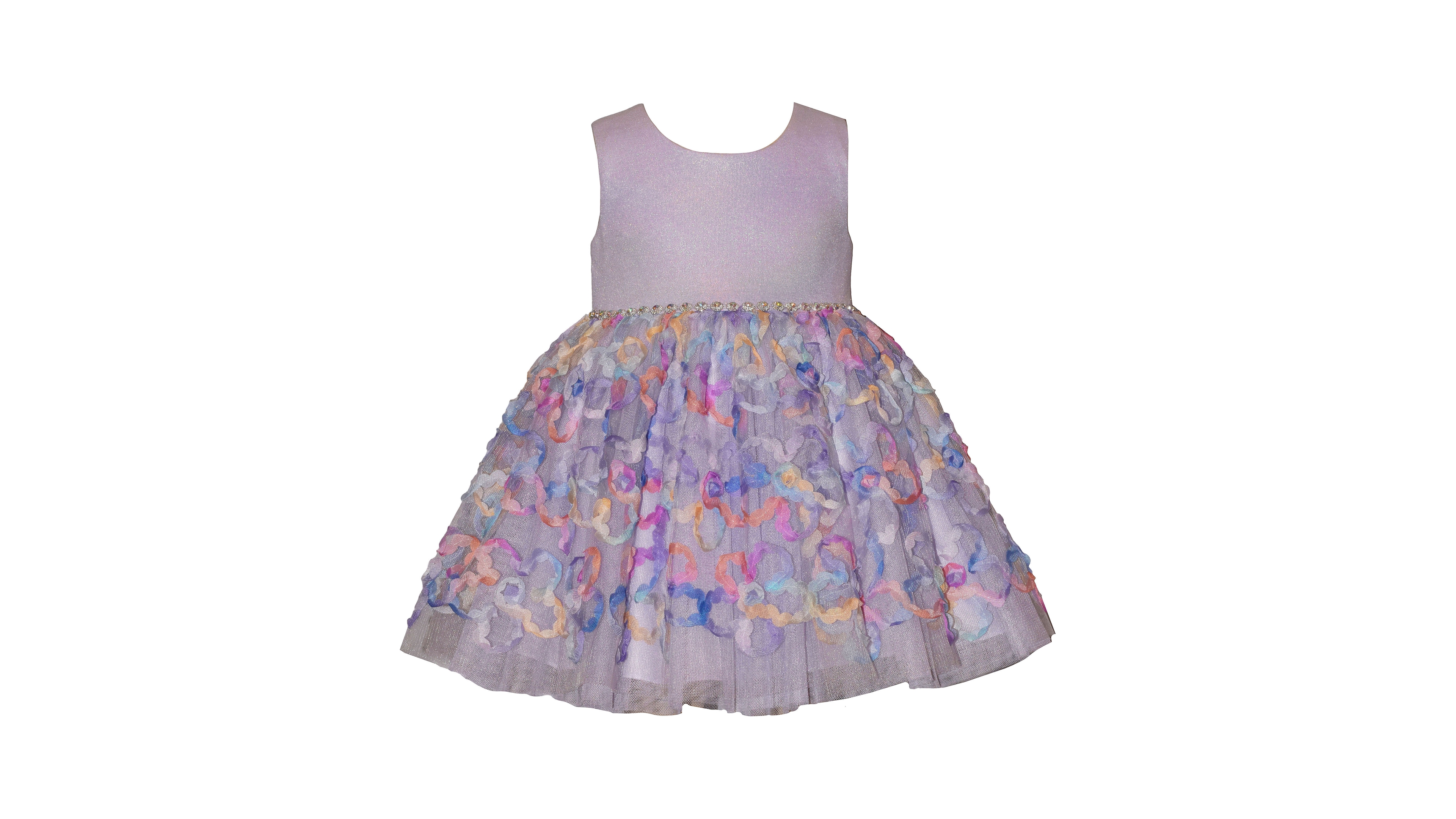 iApparel Girls' 2T-6X Multicolor Sleeveless Party Dress