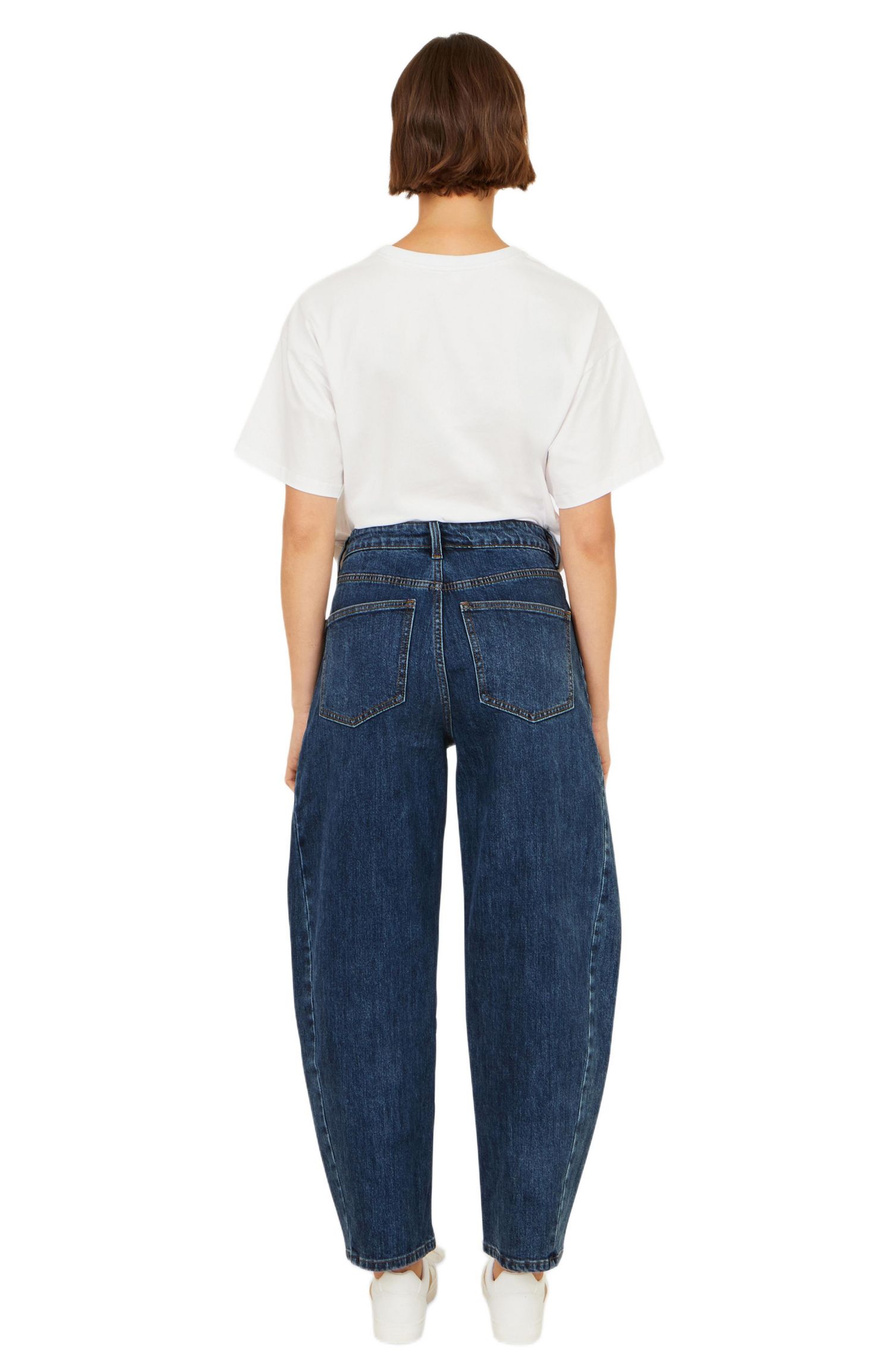 Women's Denim Barrel Relaxed Fit Jeans