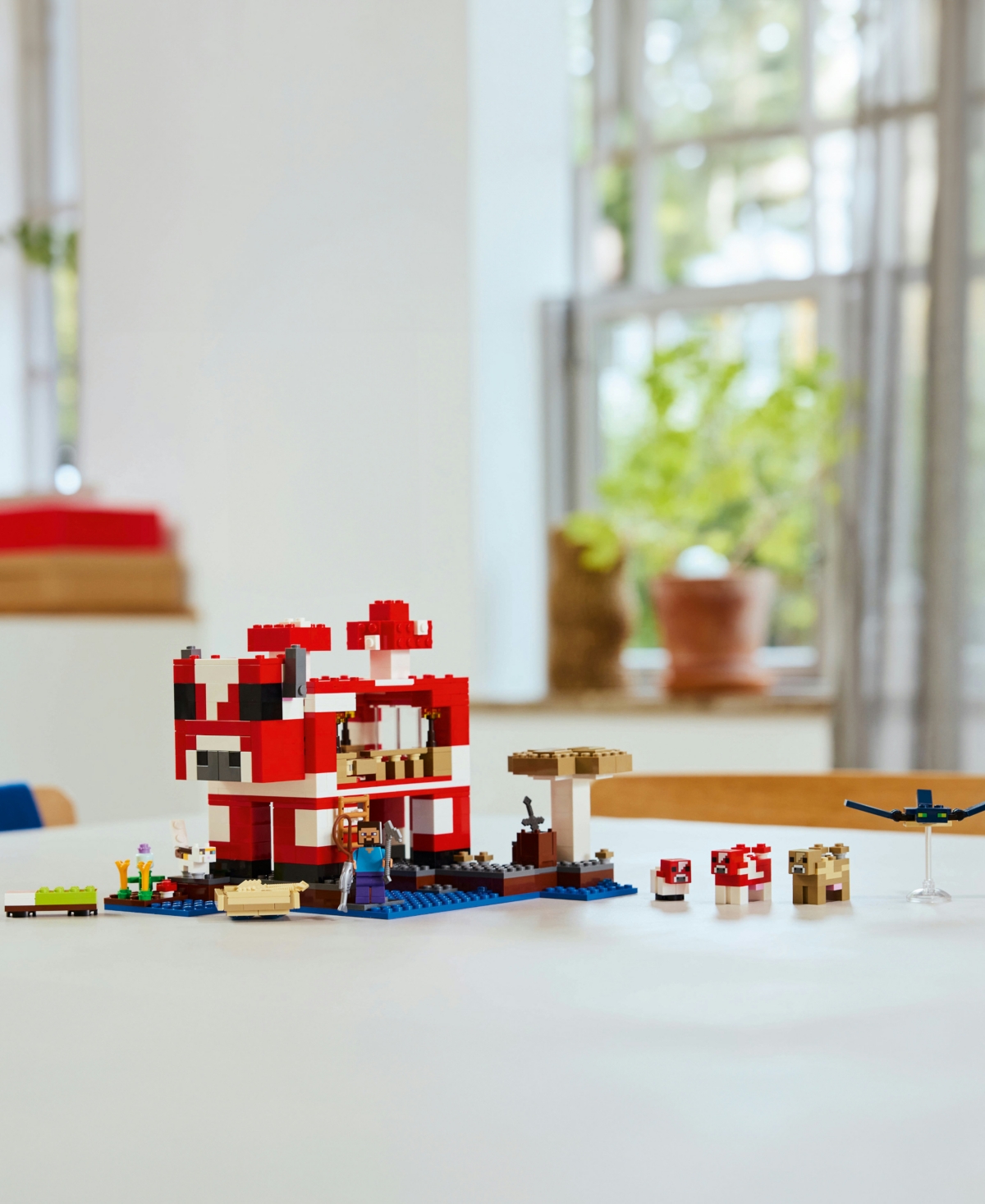 Lego Minecraft The Mooshroom House Toy Figures Building Set 21270