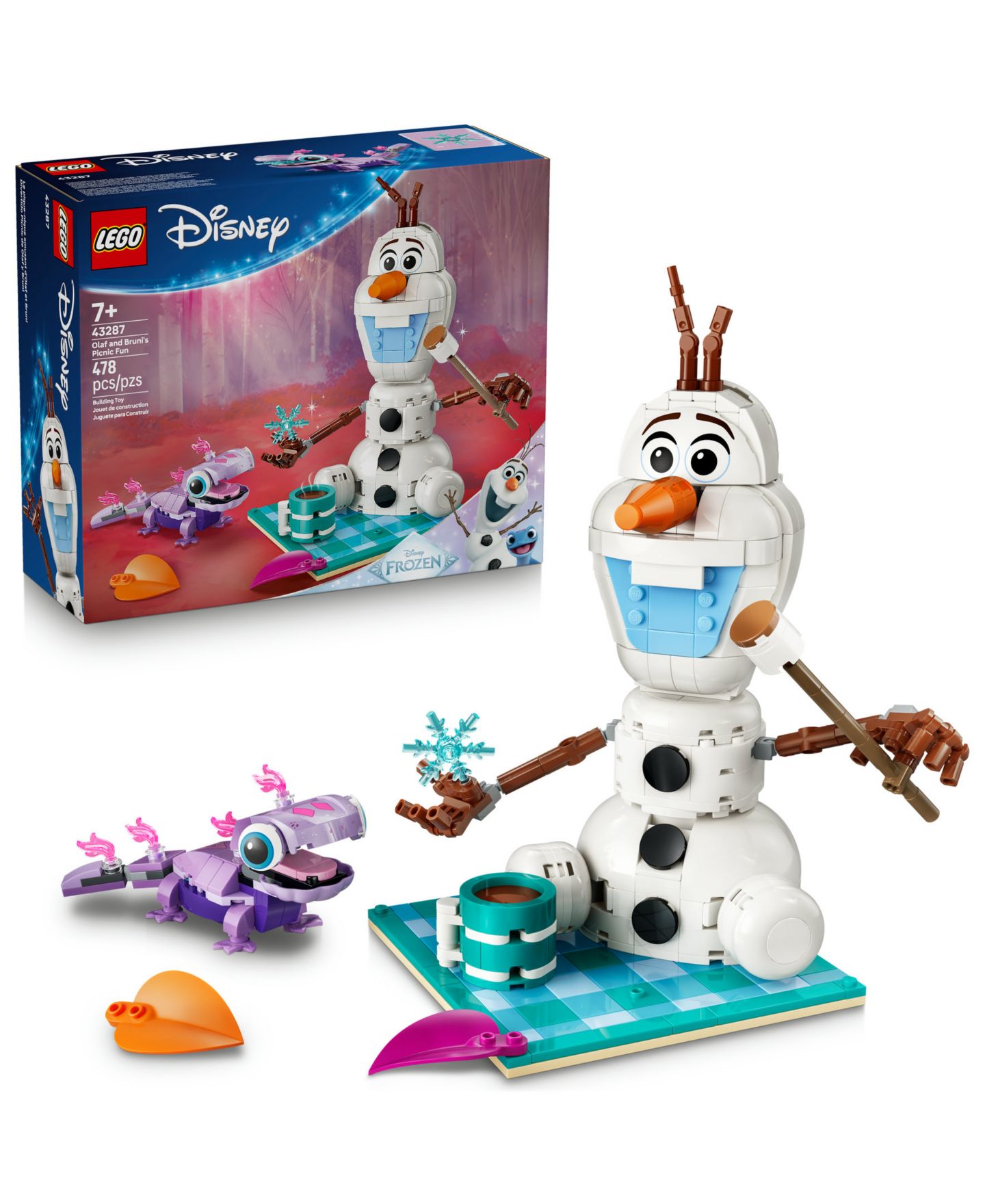 Детский конструктор LEGO® Disney Princess Olaf and Bruni's Picnic Fun Toy 43287 — фото 2