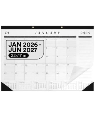 Desk Calendar 2026-2027 Blotter Planner