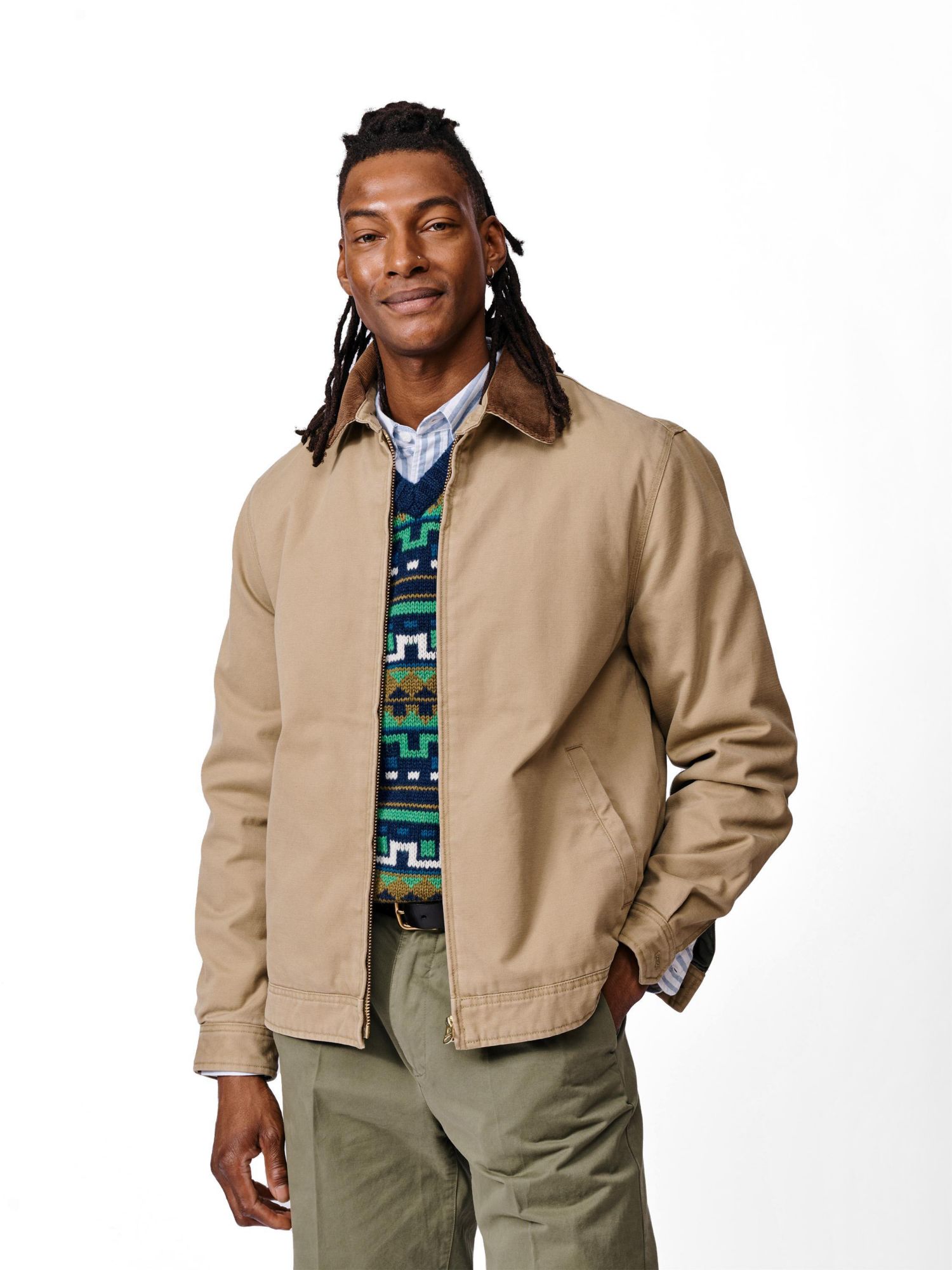 Men's Newland Canvas Harrington Utility Jacket