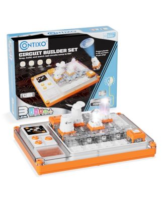 CB1 Kids Science Circuit Builder Kit, 500+ Experiments STEM Learning Set, USB Rechargeable, Snap-Together Electronics for Ages 6+