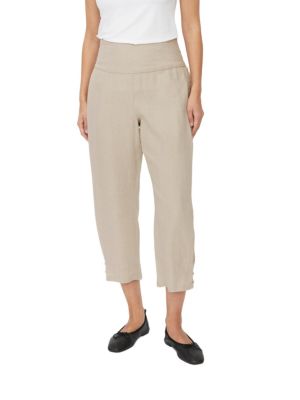 Women's Mapenna Cropped Linen Trousers