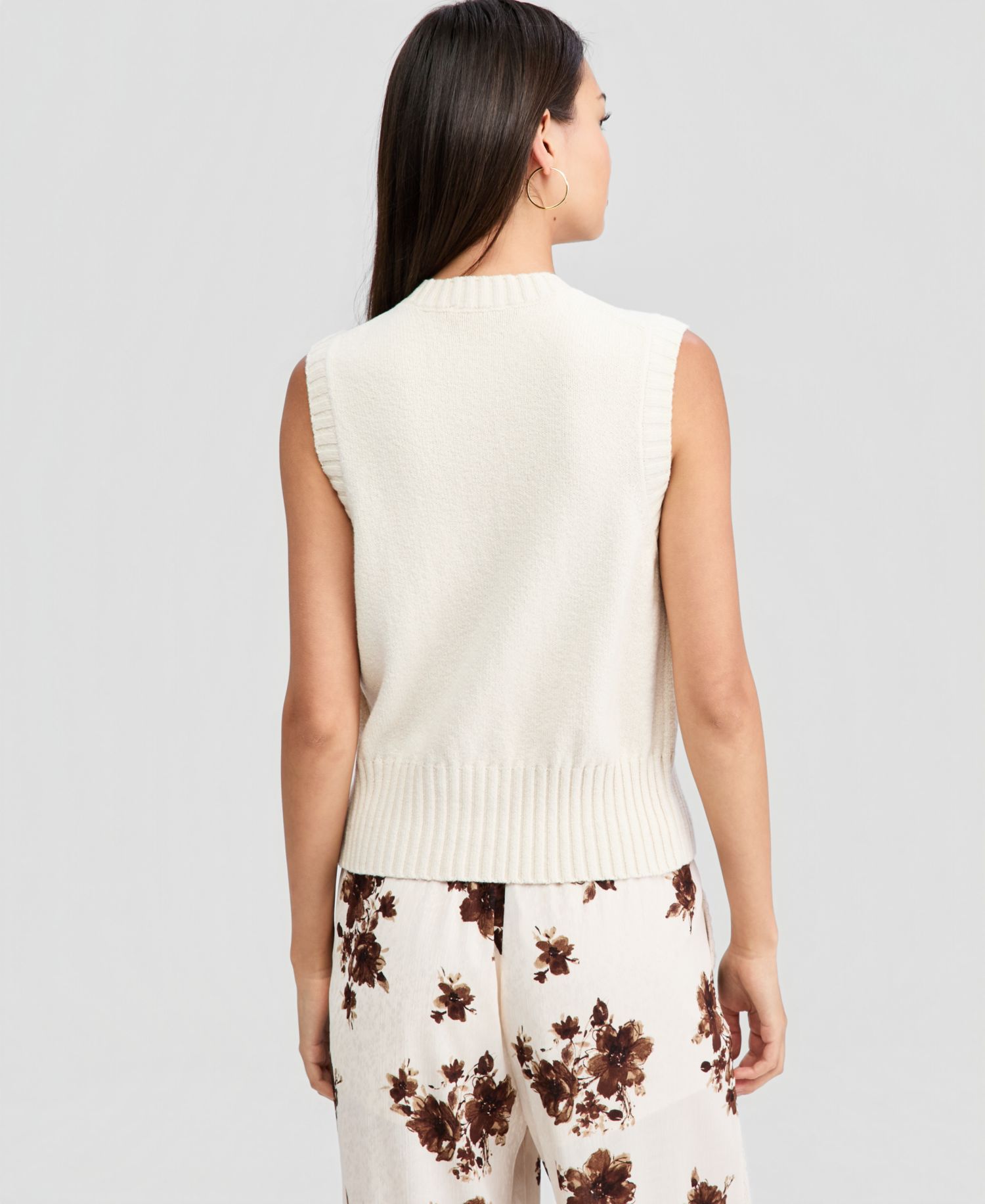 Petite Sleeveless Cardigan