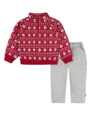 Toddler Boys 2-Piece Fleece Top and Pants