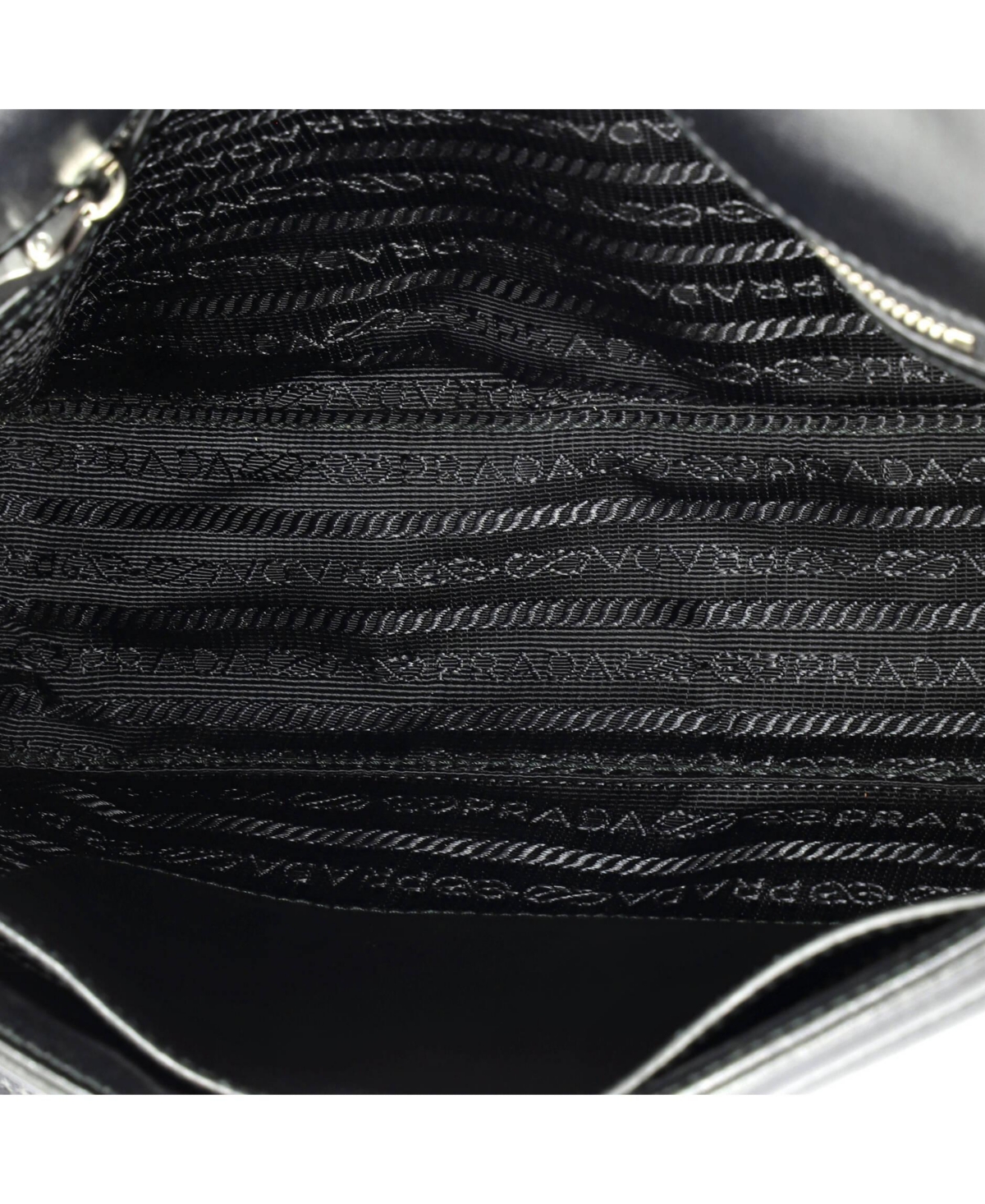Pre-Owned Prada Large Chain Flap Shoulder Bag Diagramme Quilted Leather