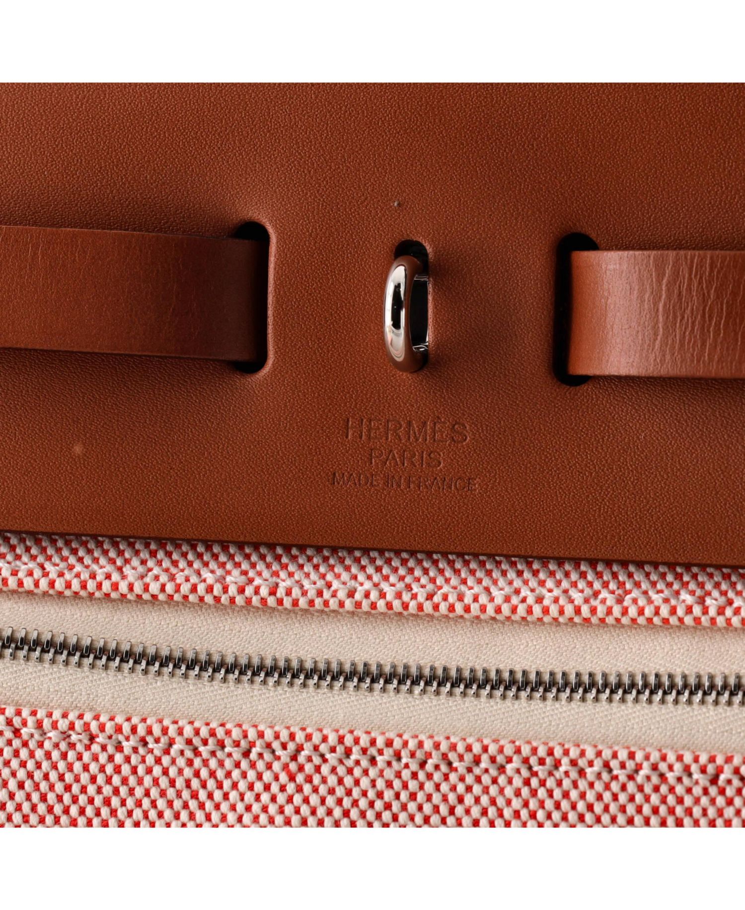 31 Herbag Zip Criss Viking Toile and Leather
