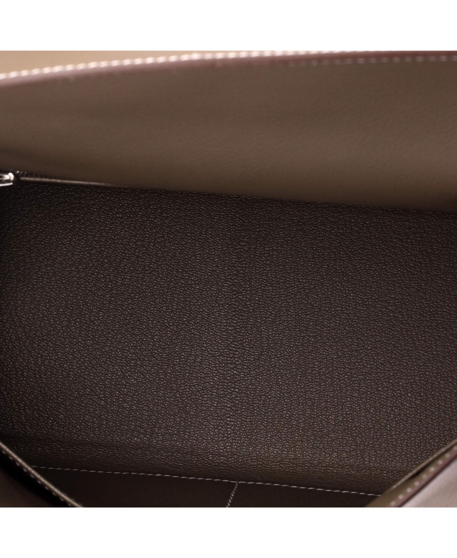 Kelly 28 Handbag Grey Evercolor with Palladium Hardware