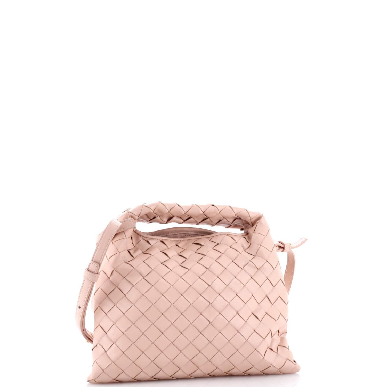 Mini Hop Top Handle Bag Intrecciato Nappa