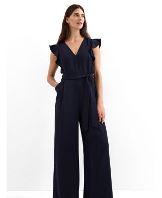 Women's Kallie Frill V-Neck Jumpsuit