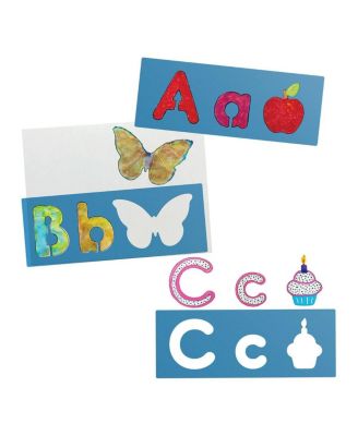 Rolyco Big Alphabet and Picture Stencils - Set of 26