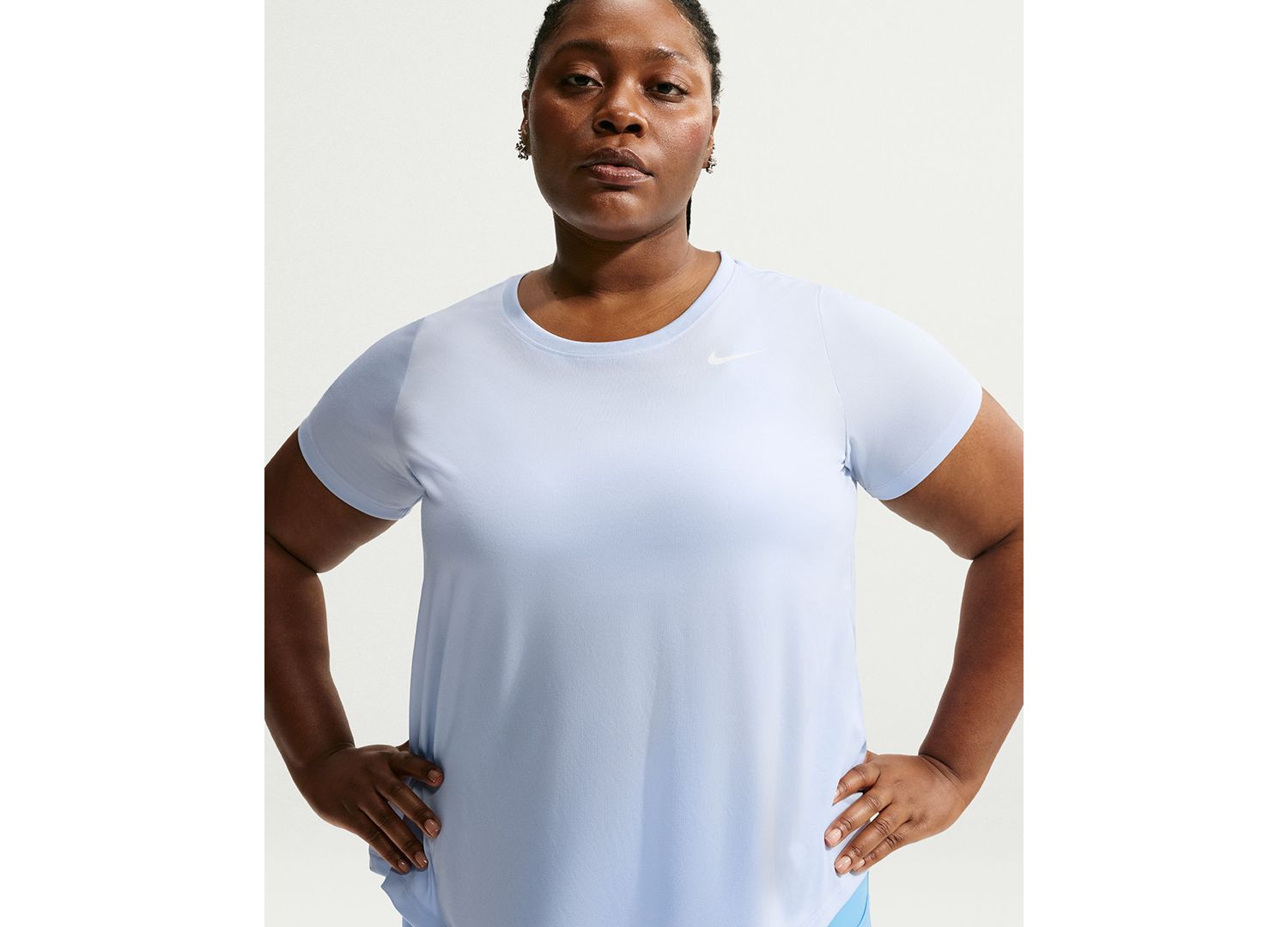 Plus Size Active Dri-FIT Women's Short-Sleeve Logo T-Shirt