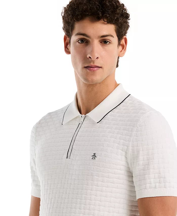 Men's Links Stitch Slim-Fit Polo Shirt - thumbnail 9