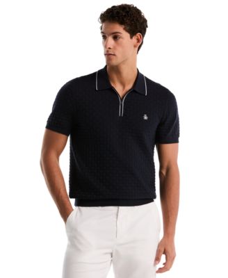 Men's Links Stitch Slim-Fit Polo Shirt