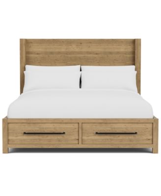 Davie Queen Storage Panel Bed