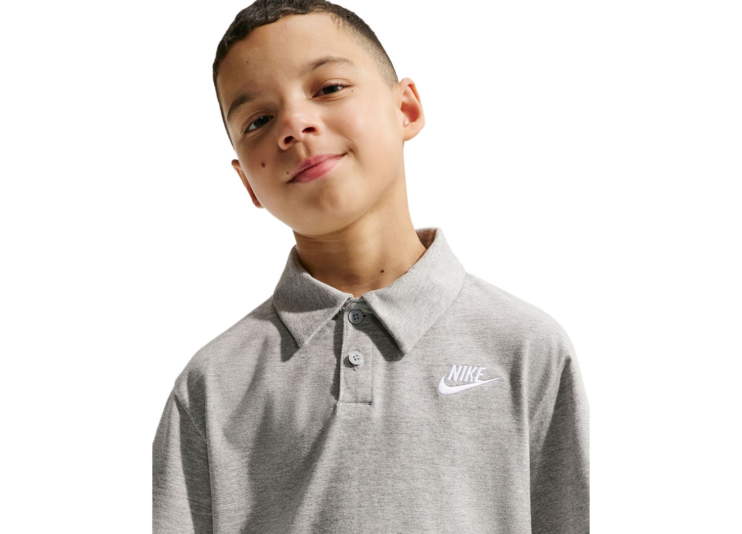 Boys' and Girls' 7-20 Sportswear Club Knit Short-Sleeve Polo Shirt