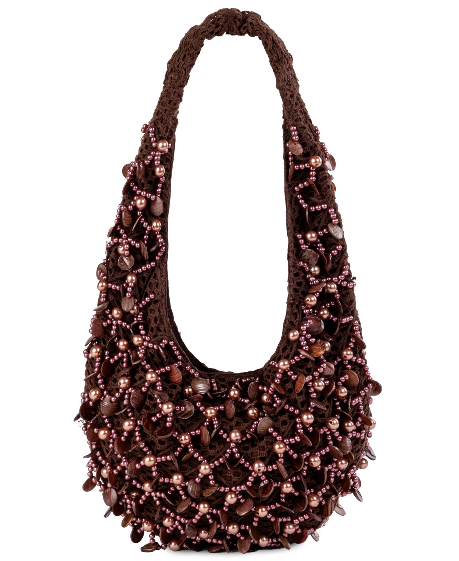 Ariel Knit Medium Hobo Handbag
