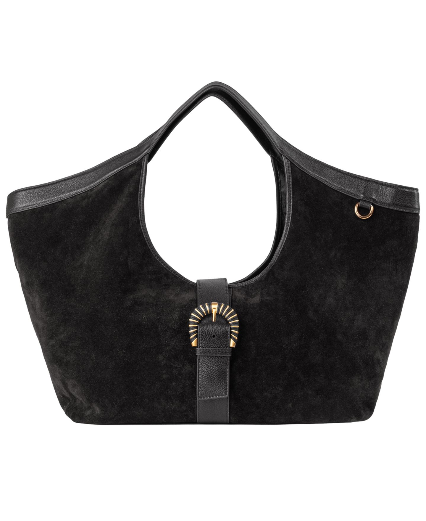 Женская сумка Sam Edelman Lucy Buckle Tote Handbag, цвет: Чёрный — фото 1