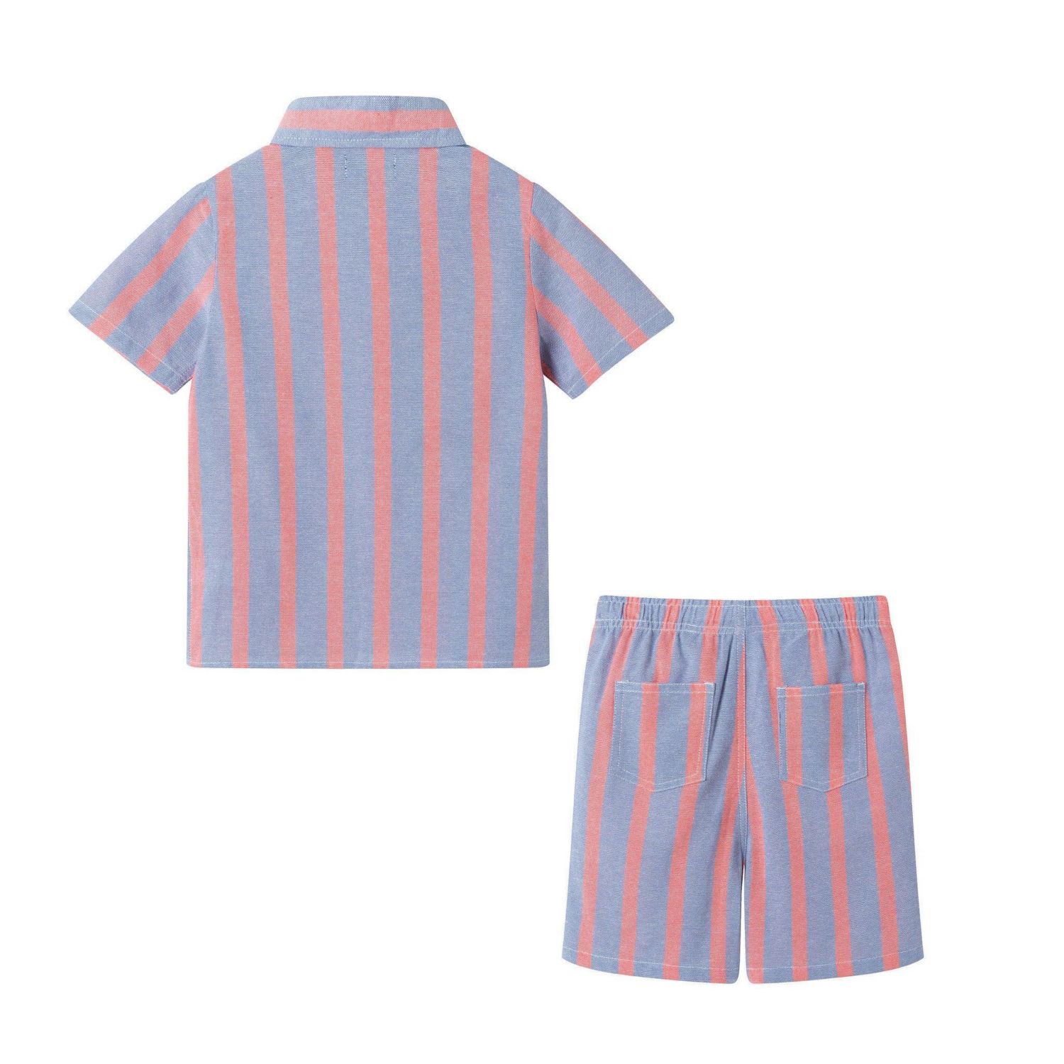 Little Boys Striped Airy Oxford Set