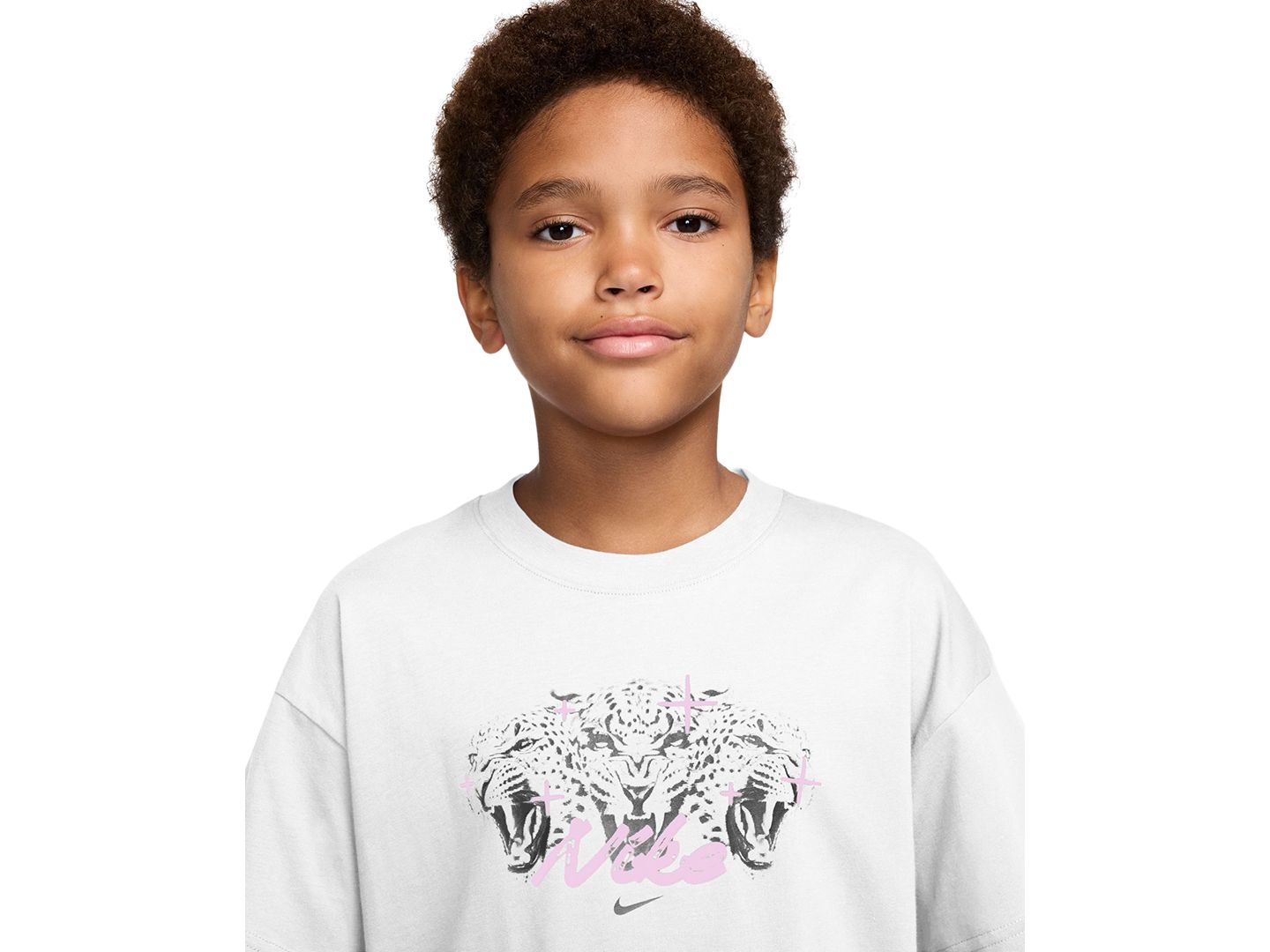 Футболка Nike Crewneck T-Shirt для девочек, цвет: Белый — фото 2