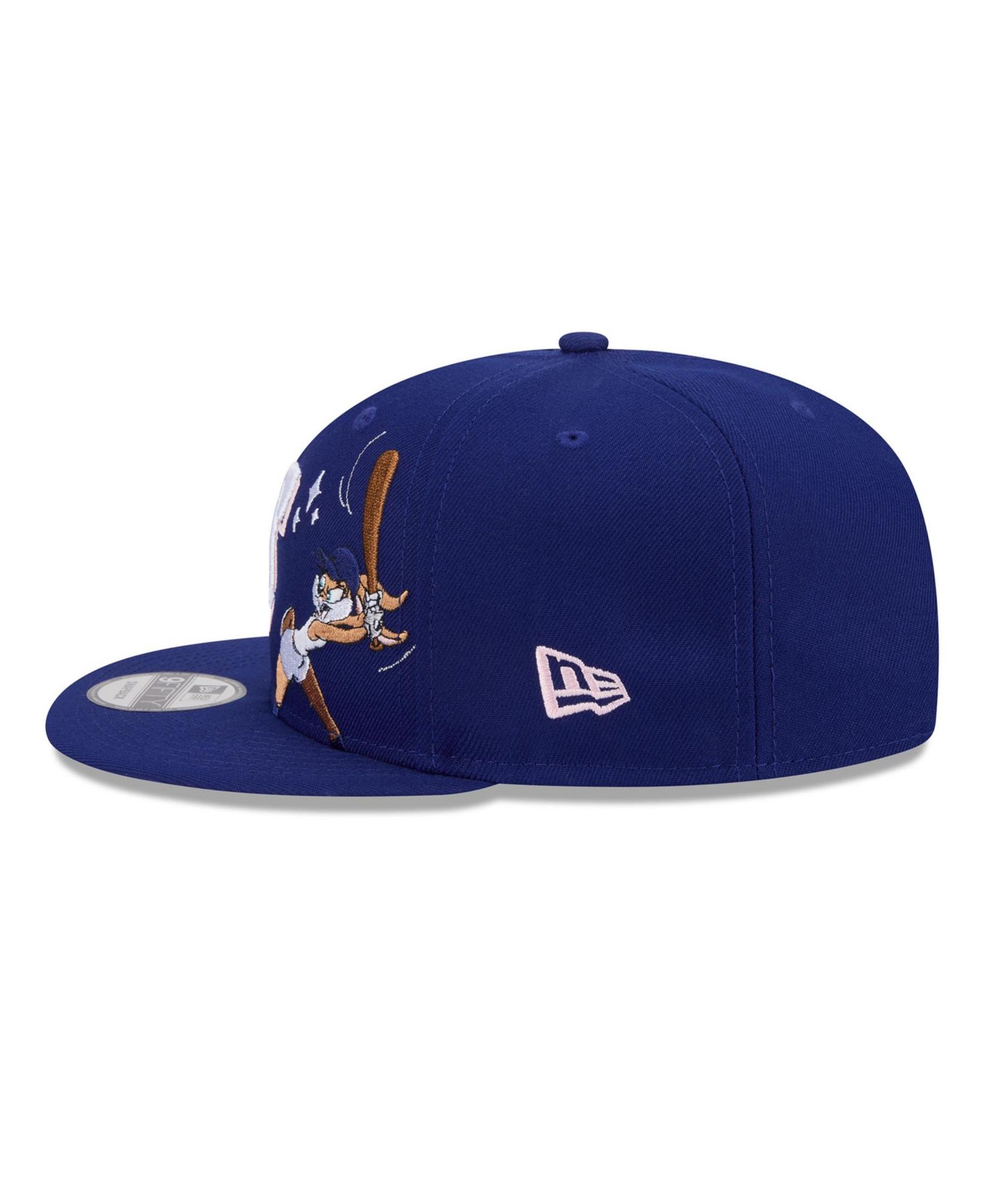 Men's Royal Texas Rangers Looney Tunes Lola Bunny 9FIFTY Snapback Hat