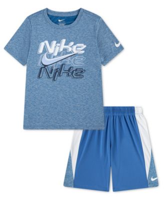 Boys' 4-7 Short-Sleeve T-Shirt and Shorts, 2-Piece Set