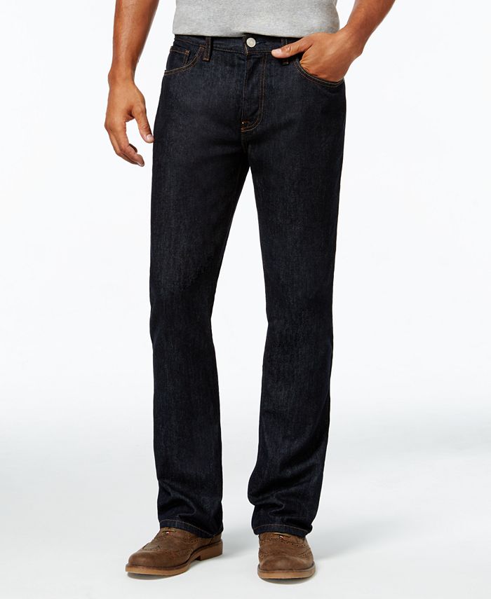 Tommy Hilfiger Men's Boot-Cut Jeans, Created for Macy's & Reviews ...