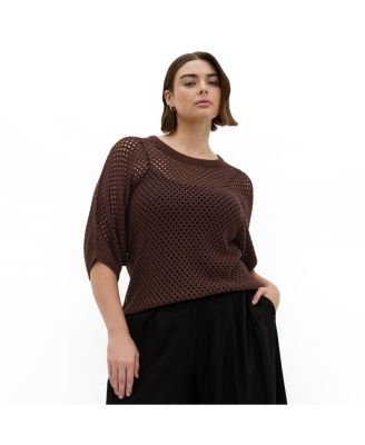 Women's CITY CHI Crochet Knit Top