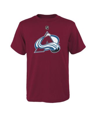Big Boys and Girls Burgundy Colorado Avalanche Primary Logo T-Shirt