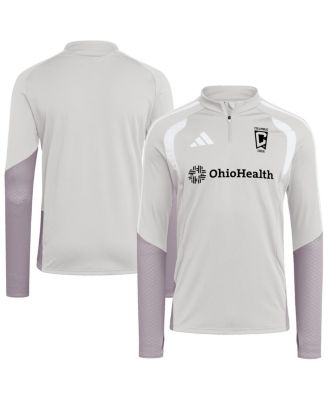 Men's Silver Columbus Crew 2026 Tiro Competition Quarter-Zip Training Sweatshirt