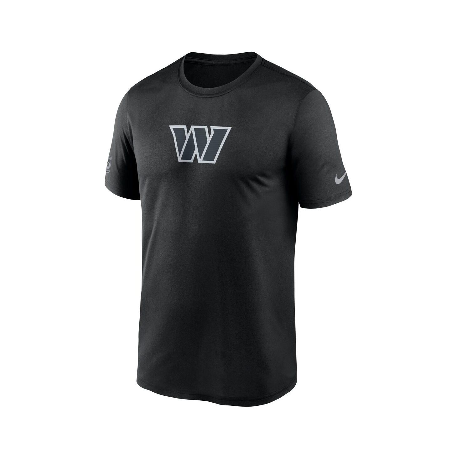 Мужская футболка Nike Black Washington Commanders Sideline Lead The Charge Legend Dri-FIT — фото 1