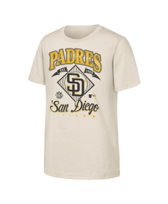 Big Boys and Girls Natural San Diego Padres Triple Hit T-Shirt