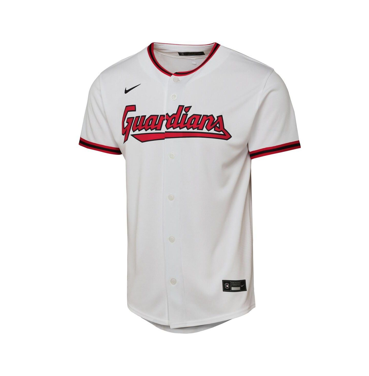 Детское джерси Nike José Ramírez Cleveland Guardians Home Replica Player, White — фото 2