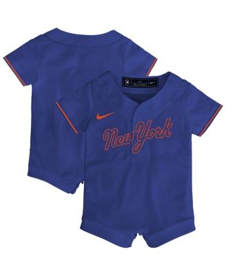 Nike Baby Boys and Girls Royal New York Mets Alternate Replica Romper - Royal