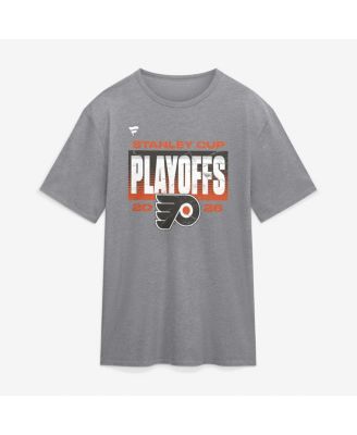 Men's Athletic Heather Gray Philadelphia Flyers 2026 Stanley Cup Playoffs Vintage Tri-Blend T-Shirt