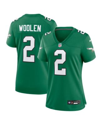 Women's Tariq Woolen Kelly Green Philadelphia Eagles Alternate Game Jersey
