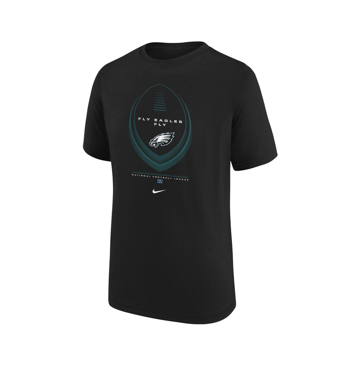Детская футболка Nike Philadelphia Eagles Icon Legend Dri-FIT, чёрная — фото 2