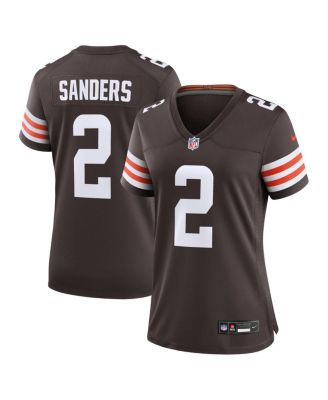 Women's Shedeur Sanders Brown Cleveland Browns Team Game Jersey