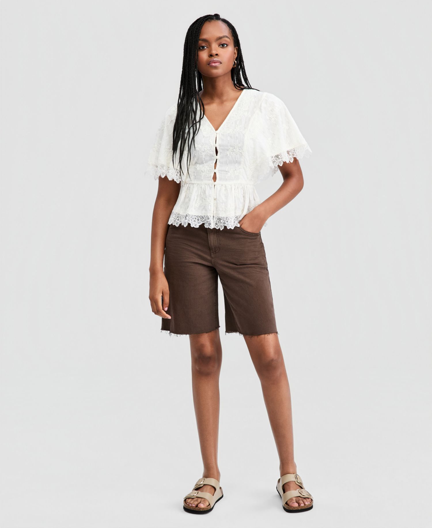 Women's Raw-Hem Denim Shorts
