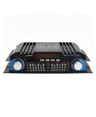 4-Channel Bluetooth Amplifier - 60Wx4 RMS, 12V/110V for Car and Home Audio