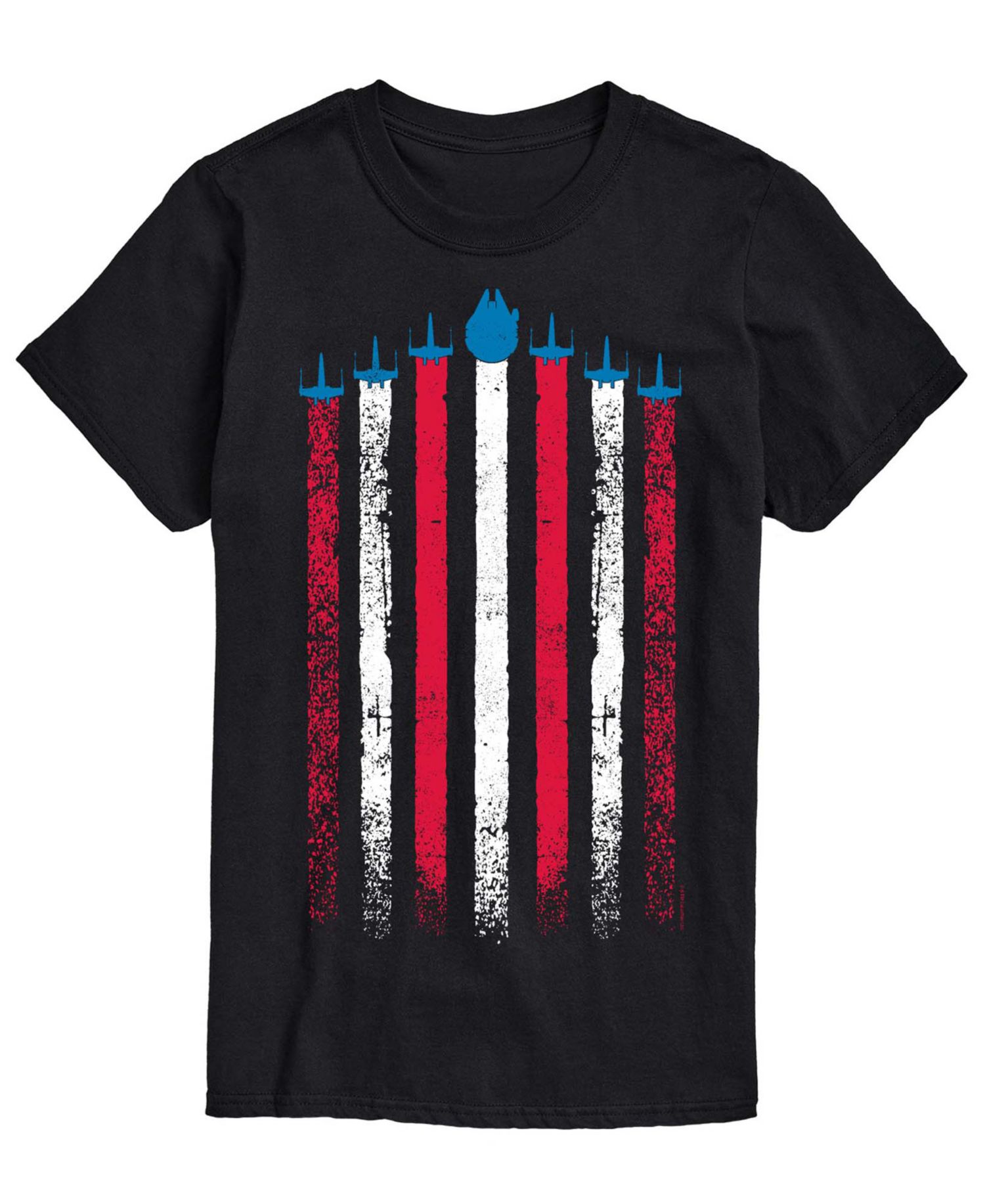 Men's Star Wars Flag Ships Short-Sleeve Graphic T-Shirt