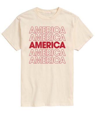 Men's America Repeated Short-Sleeve Graphic T-Shirt