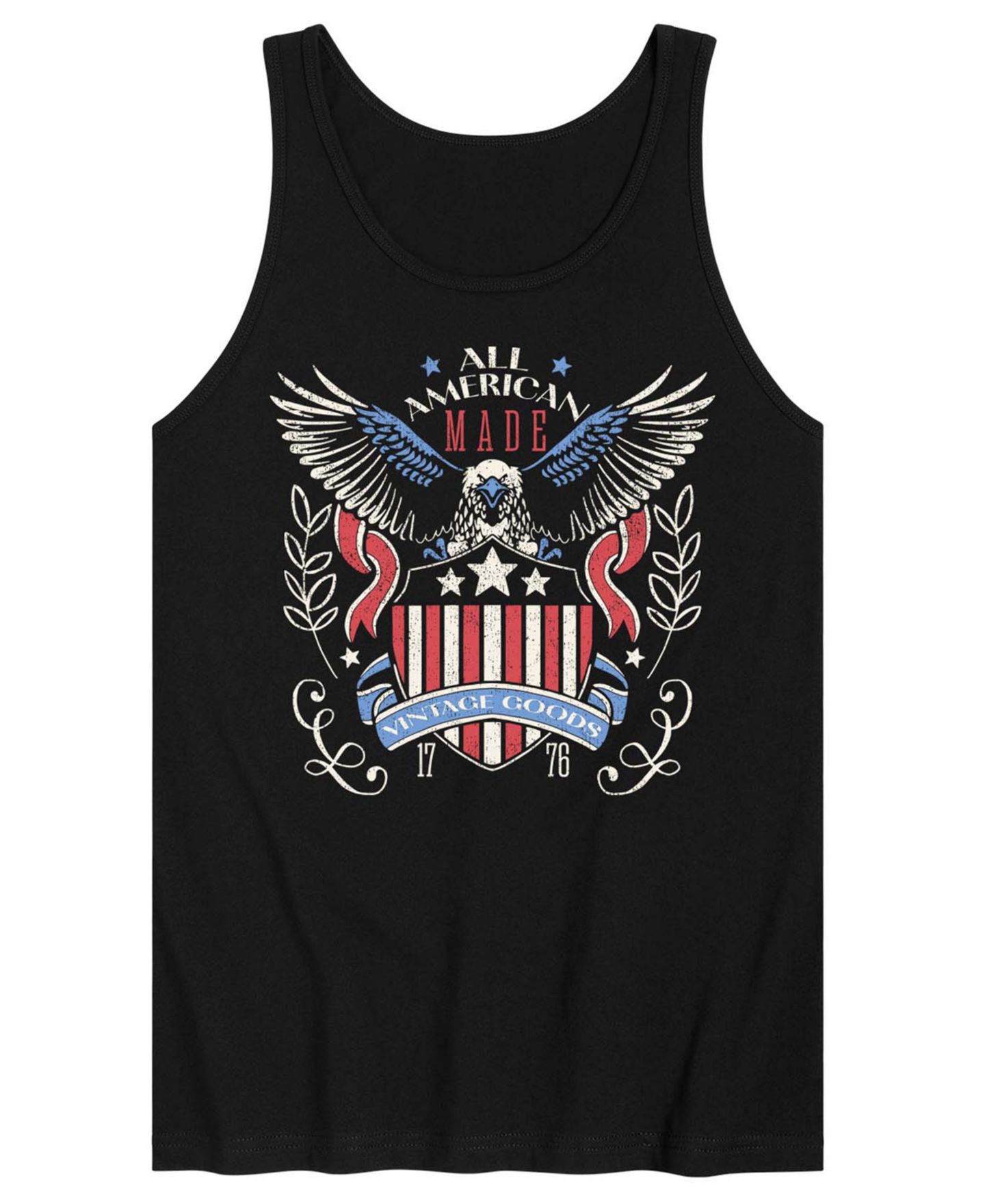 Мужской топ AIRWAVES All American Vintage Goods Sleeveless Graphic, цвет: Чёрный — фото 1