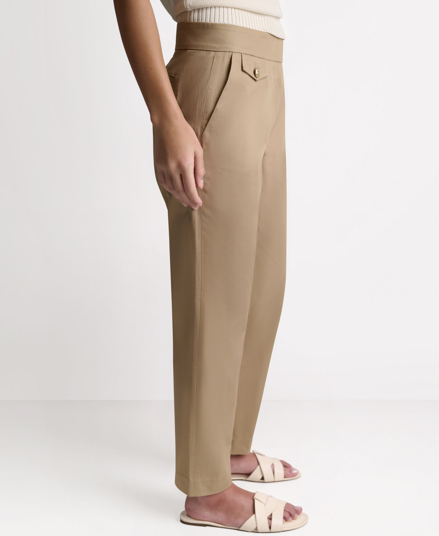 Women's Straight-Leg Mid-Rise Pants
