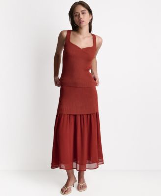  Women's Ribbed Knit Set