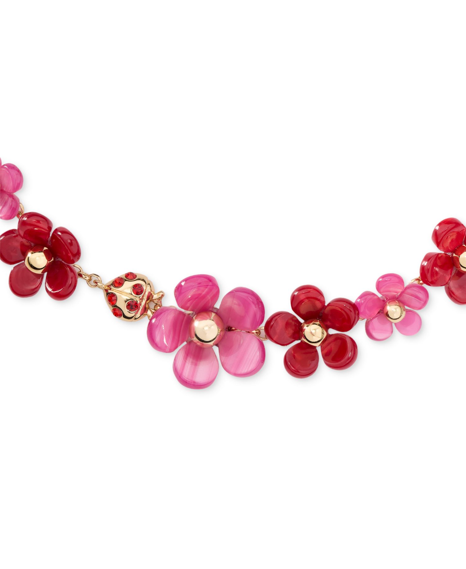 Gold-Tone Summer Daze Flower Scatter Bracelet