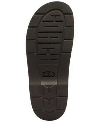 COACH Women's Sculpted C Fisherman Round Toe Sandals - Macy's