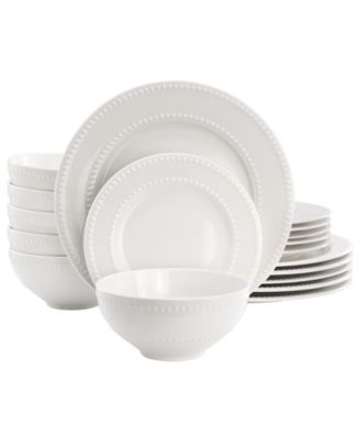 Faye 18-Pc. Dinnerware Set, Service For 6